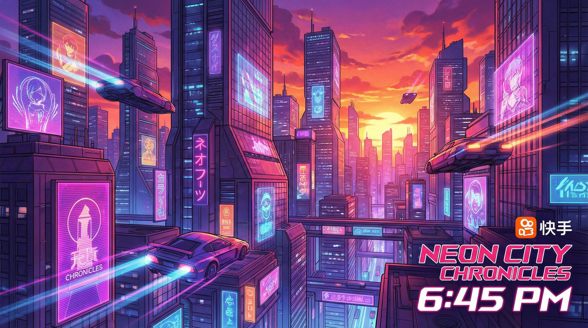 无限臀山动漫-赛博都市黄昏纪