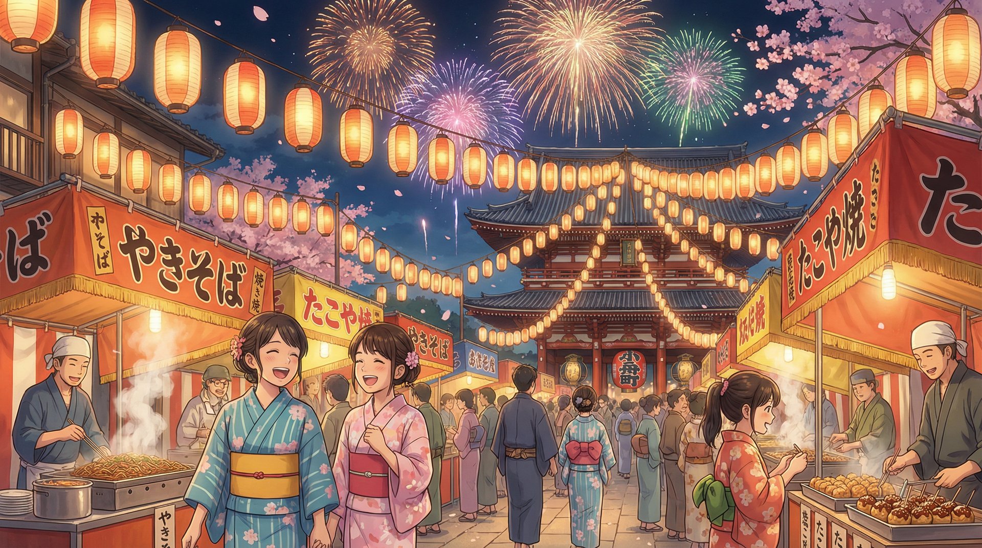 无限臀山动漫-夏日祭典夜话